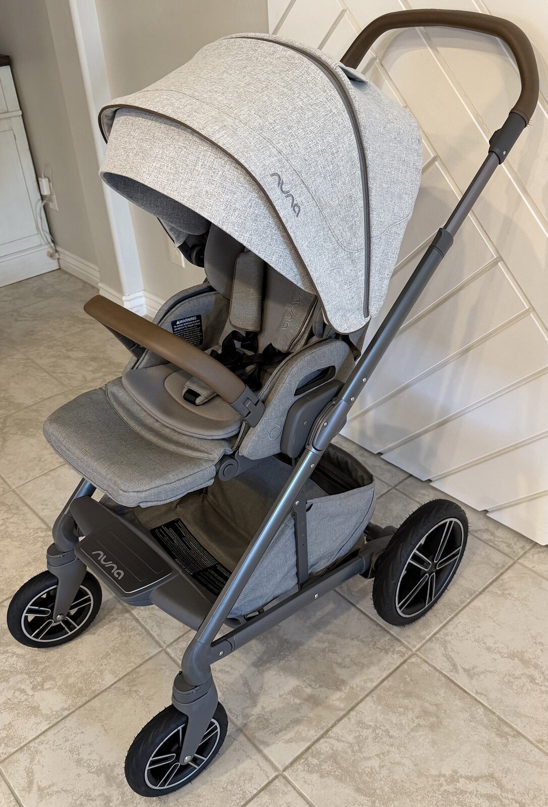Stroller before deep cleaning by Suds and Seats Co